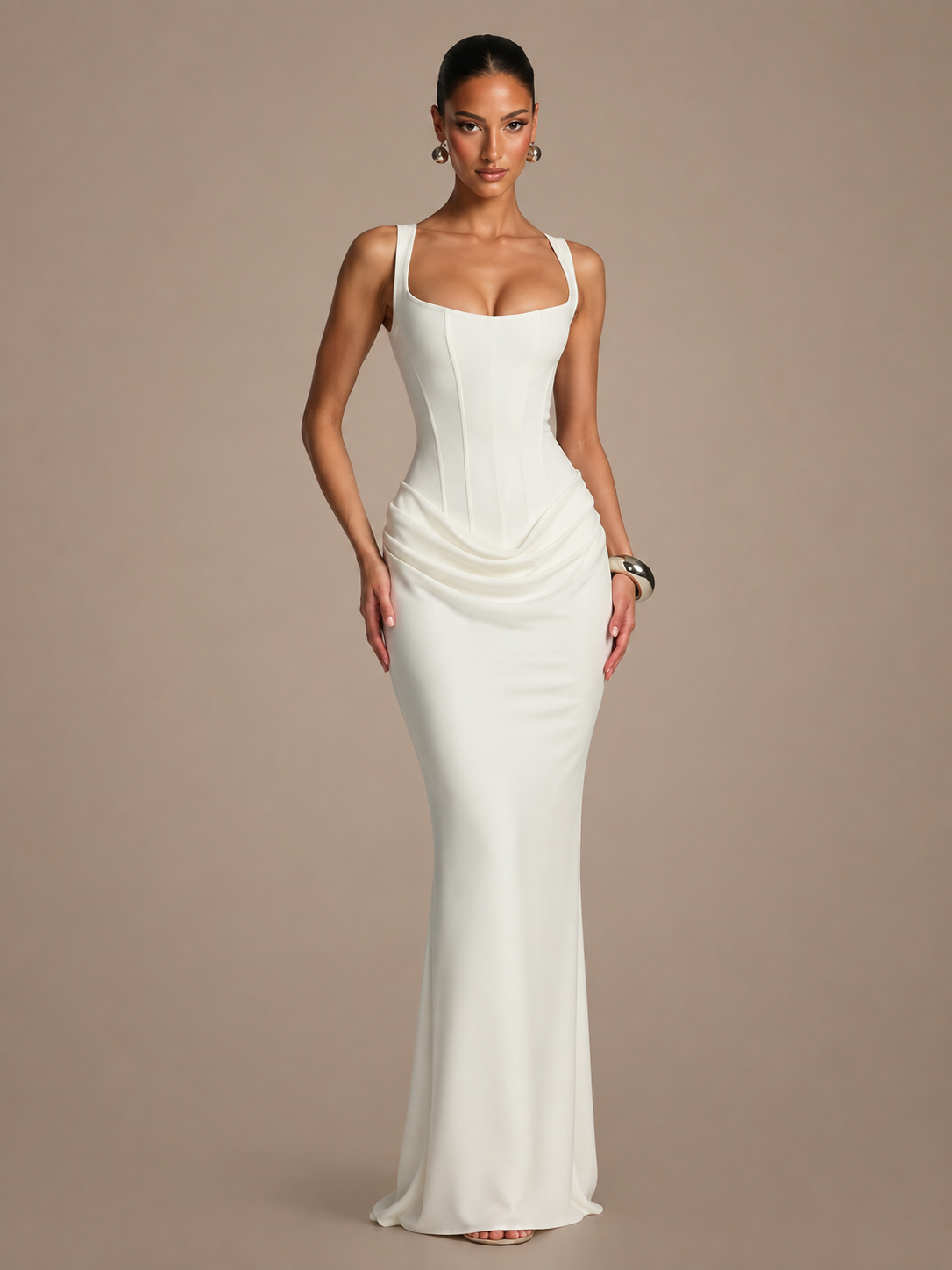 Women’s Evening Dress Noir Corset Evening Ball Gown